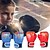 abordables Boxeo y artes marciales-Guantes para Saco de Boxeo Guantes de Boxeo para Entrenamiento Guantes de Boxeo por Boxeo Artes Marciales Mixtas (MMA) Dedos completos Protector Piel Niños Hombre - Negro Rojo Azul