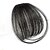 cheap Hair Pieces-Clip in Bangs - 100% Human Hair Wispy Bangs Clip in Hair Extensions, Black Air Bangs Fringe with Temples Hairpieces for Women Curved Bangs for Daily Wear