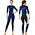 cheap Wetsuits, Diving Suits &amp; Rash Guard Shirts-Dive&amp;Sail Women&#039;s 3mm Full Wetsuit Diving Suit SCR Neoprene High Elasticity Thermal Warm UPF50+ Fleece Lining Back Zip Long Sleeve Full Body - Patchwork Swimming Diving Surfing Snorkeling Autumn