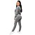 cheap Running &amp; Jogging Clothing-Women&#039;s 2 Piece Full Zip Street Casual Tracksuit Sweatsuit Long Sleeve Winter Warm Breathable Soft Velvet Fitness Gym Workout Running Jogging Sportswear Solid Colored Jacket Blue Pink Gray Champagne
