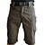 cheap Hunting Clothing-Men&#039;s Knee Length Cargo Shorts Hiking Shorts Multi-Pockets Quick Dry Breathable Tactical Shorts Summer Shorts Bottoms for Camping/Hiking Hunting Fishing Black Camo/Camouflage