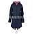 cheap Softshell, Fleece &amp; Hiking Jackets-women&#039;s solid rain jacket outdoor hoodie waterproof overcoat windproof long coat red