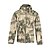 cheap Hunting Clothing-Men&#039;s Hooded Hoodie Jacket Hunting Fleece Jacket Outdoor Fall Winter Spring Waterproof Fleece Lining Wearproof Thick Jacket Camo Polyester Camping / Hiking Hunting Training Jungle camouflage Green