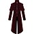 cheap Vintage Dresses-Vintage Gothic Medieval Steampunk Coat Masquerade Outerwear Prince Vampire Plague Doctor Nobleman Men&#039;s Halloween Party Adults&#039; Coat