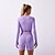 cheap Exercise, Fitness &amp; Yoga Clothing-Women&#039;s Tracksuit Yoga Suit 2 Piece Summer Clothing Suit Light Purple Black Yoga Fitness Gym Workout Nylon Tummy Control Butt Lift Breathable High Waist Long Sleeve Sport Activewear High Elasticity