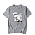 billige Cosplay til hverdagsbrug-Inspireret af Jujutsu Kaisen Yuji Itadori Cosplay kostume T-shirt Polyester / bomuldsblanding Grafiske tryk Printer Harajuku Grafisk T恤衫 Til Dame / Herre