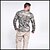 preiswerte Jagdbekleidung-Herren T-Shirt für Wanderer Jagd-T-Shirt Jagd-T-Shirt Camouflage  Kurzarm camuflaje Langarm Außen Frühling Sommer Extraleicht(UL) 3D Rasche Trocknung Atmungsaktiv Oberteile 100% Polyester Campen und
