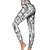 abordables Vêtements d&#039;exercice, de fitness et de yoga-21Grams® Pantalon de yoga Taille haute Femme Collants Legging Floral / Botanique Contrôle du Ventre Lifting des fesses Aptitude Exercice Physique Fonctionnement L&#039;hiver Des sports Tenues de Sport