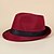 cheap Hats-Men&#039;s Stylish Party Street Athleisure Fedora Hat Sun Hat Plaid / Check Mesh Solid Colored Red Khaki Hat Portable Sun Protection Ultraviolet Resistant / Women&#039;s / Fall / Winter / Unisex / Polyester