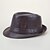 abordables Chapeaux-Chapeau Fedora Soirée Plein Air Athleisure Homme Café Noir Couleur Pleine Rétro / Eté / Femme / L&#039;autume / L&#039;hiver / Printemps