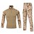 abordables Vêtements de chasse-Homme Chemise de randonnée avec pantalon Costume de chasse Chemise militaire tactique Extérieur Automne Printemps Eté Multi-poche Séchage rapide Respirable Antiusure Ensembles de Sport camouflage