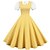 cheap Vintage Dresses-Audrey Hepburn Vintage Dress Women&#039;s Spandex Costume Purple / Yellow / Blushing Pink Vintage Cosplay Short Sleeve Date A-Line Knee Length