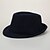 cheap Hats-Men&#039;s Fedora Hat Party Street Athleisure Black Gray Solid Colored Vintage Hat / Summer / Women&#039;s / Fall / Winter / Spring