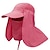 cheap Hiking Clothing Accessories-UPF50+ Fishing Cap with Removable Neck Flap