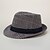 cheap Hats-Women&#039;s Fedora Hat Party Athleisure Traveling Gray Khaki Stripes Vintage Hat / Winter / Fall / Winter / Spring / Unisex