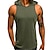 billige Trænings-, fitness- og yogatøj-mænds hætteklædte tanktoppe aktive gym hættetrøjer bodybuilder fitness vest ærmeløs hættetrøje sweatshirt (marineblå xxl)