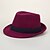 abordables Chapeaux-Chapeau Fedora Chapeau de soleil Soirée Plein Air Athleisure Chapeau Homme Vin Bleu marine Couleur Pleine Rétro Couleur monochrome Portable Protection Solaire Résistant aux ultraviolets / L&#039;hiver