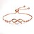 cheap Women&#039;s Jewelry-Women&#039;s Cubic Zirconia Clear Geometrical Bracelet Stylish Simple Heart Copper Bracelet Jewelry Rose Gold / Silver / Gold For Daily Promise