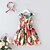 cheap Girls&#039; Dresses-Toddler Little Girls&#039; Dress Floral Sundress Print Red Midi Sleeveless Sweet Dresses Regular Fit