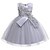 cheap Girls&#039; Dresses-Kids Little Girls&#039; Dress Jacquard Party Birthday Party Layered Pleated Mesh Blue Wine Gray Above Knee Sleeveless Flower Mint color Cute Dresses Children&#039;s Day Slim 3-12 Years / Bow