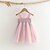 cheap Girls&#039; Dresses-Kids Little Girls&#039; Dress Patchwork Sundress Mesh Patchwork Pink Cotton Sleeveless Basic Essential Cute Dresses Regular Fit
