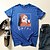 abordables Disfraces de Cosplay diario-Inspirado por Yomoduki Runa Kakegurui / jugador compulsivo Microfibra Traje de cosplay T-Shirt Estampado Estampados Camiseta Para Hombre / Mujer