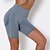 economico Yoga Shorts-Per donna Pantaloncini da yoga Pantaloncini da motociclista Pantaloncini da palestra Fasciante in vita Sollevamento dei glutei Traspirazione umidità Scrunch Butt Sollevamento del culo arricciato