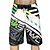 cheap Wetsuits, Diving Suits &amp; Rash Guard Shirts-Men&#039;s Quick Dry Swim Trunks Swim Shorts with Pockets Drawstring Board Shorts Bathing Suit Printed Swimming Surfing Beach Water Sports Summer
