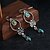preiswerte Damenschmuck-1 Paar Kreolen Ohrring Damen Strasse Geschenk Verabredung Klassisch Kupfer Versilbert Mode