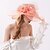 cheap Hats-Women&#039;s Elegant &amp; Luxurious Party Wedding Street Party Hat Flower Mesh Gold Wine Hat Portable Sun Protection Ultraviolet Resistant / Blue / Brown / Purple / Pink / Fall