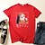 billige Cosplay til hverdagsbrug-Inspireret af Yomoduki Runa Kakegurui Mikrofiber Cosplay kostume T-shirt Printer Grafiske tryk T恤衫 Til Herre / Dame