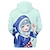 cheap Everyday Cosplay Anime Hoodies &amp; T-Shirts-Inspired by Gawr gura Cosplay Costume Hoodie Cosplay Graphic 100% Polyester Hoodie Printing For Men&#039;s / Women&#039;s