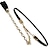 cheap Belts-moyoto women&#039;s stylish braided waist chain belt thin leather belts for dress with tassels (black)