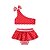 cheap Girls&#039; Swimwear-Kids Girls&#039; Two Pieces Two Piece Swimsuit Swimsuit Print Red Swimwear Sleeveless Print Red Active Swimming Bathing Suits 1-5 Years / Summer