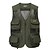 cheap Hiking Shirts-Men&#039;s Sleeveless Fishing Vest Vest / Gilet Outdoor Multi-Pockets Breathable Mesh Quick Dry Lightweight Polyester Solid Colored Black Army Green Khaki Fishing Hiking Camping