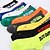 cheap Sports &amp; Outdoors-Adults 1 Pair Running Socks Men&#039;s Basic Anti-Slip Quick Dry Breathable Socks Basketball Football / Soccer Running Jogging Sports Solid Colored Spring, Fall, Winter, Summer Polyester Red / White Black