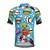 cheap Cycling Clothing-21Grams Men&#039;s Short Sleeve Cycling Jersey Bike Jersey Top with 3 Rear Pockets Breathable Quick Dry Moisture Wicking Mountain Bike MTB Road Bike Cycling Blue Spandex Polyester Graphic Patterned Sports