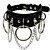 cheap Necklaces-1pc Choker Necklace Women&#039;s Halloween Street Birthday Party Chrome PU Leather