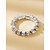 preiswerte Moderinge-Bandring Silber Diamantimitate Aleación Einfach Modisch 1 Stück Einheitsgröße / Damen / Ring