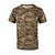 cheap Hunting Clothing-Men&#039;s Camo Solid Colored Hunting T-shirt Tee shirt Camouflage Hunting T-shirt Short Sleeve Outdoor Quick Dry Breathable Sweat wicking Wear Resistance Summer Polyester Top Camping / Hiking Hunting