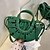 billige Tasker-Dame Håndtasker Messenger taske Tværtaske Daglig Stævnemøde Grøn Sort Kakifarvet Gul