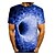 cheap Tank Tops-Men&#039;s T shirt Graphic 3D 3D Print Round Neck Daily Holiday Short Sleeve 3D Print Tops Basic Casual Blue Purple Light gray / Summer
