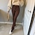 cheap Pants-Women&#039;s Basic Fashion Wide Leg Split Skinny Pants Slacks Full Length Pants Micro-elastic Casual Daily Cotton Plain Mid Waist Comfort Slim Black Gray Khaki Brown Beige S M L XL