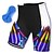 cheap Cycling Clothing-21Grams® Men&#039;s Summer Cycling Shorts Spandex Polyester Bike 3D Pad Breathable Quick Dry Shorts Pants Padded Shorts / Chamois Sports Rainbow White Mountain Bike MTB Road Bike Cycling Clothing Apparel