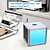 cheap Humidifiers-Mini Portable Air Cooler Air Conditioner 7 Colors LED USB Personal Space Cooler Fan Air Cooling Fan Rechargeable Fan Desk