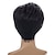 abordables Perruques synthétiques-Perruque Synthétique Droite naturelle Bob court Perruque Court Noir Cheveux Synthétiques Femme Design à la mode Mode Confortable Noir