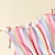 preiswerte Kleider für Mädchen-Kinder Wenig Mädchen Kleid Regenbogen Sommerkleid Druck Regenbogen Ärmellos Aktiv Kleider Sommer Normale Passform 2-6 Jahre