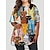 cheap Plus Size Dresses-Women&#039;s Plus Size Cat T Shirt Dress Tee Dress Print Round Neck Half Sleeve Casual Fall Spring Daily Holiday Short Mini Dress Dress / Summer / Graphic Patterned