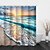 cheap Bath Accessories-Shower Curtains with Hooks Seaside Scenery Polyester Fabric Waterproof Shower Curtain for Bathroom 72 Inch