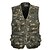 cheap Hiking T-shirts-Men&#039;s Sleeveless Fishing Vest Military Tactical Vest Hiking Vest Vest / Gilet Jacket Top Outdoor Breathable Quick Dry Lightweight Multi Pockets Cotton Camo Camouflage Hunting Fishing Climbing
